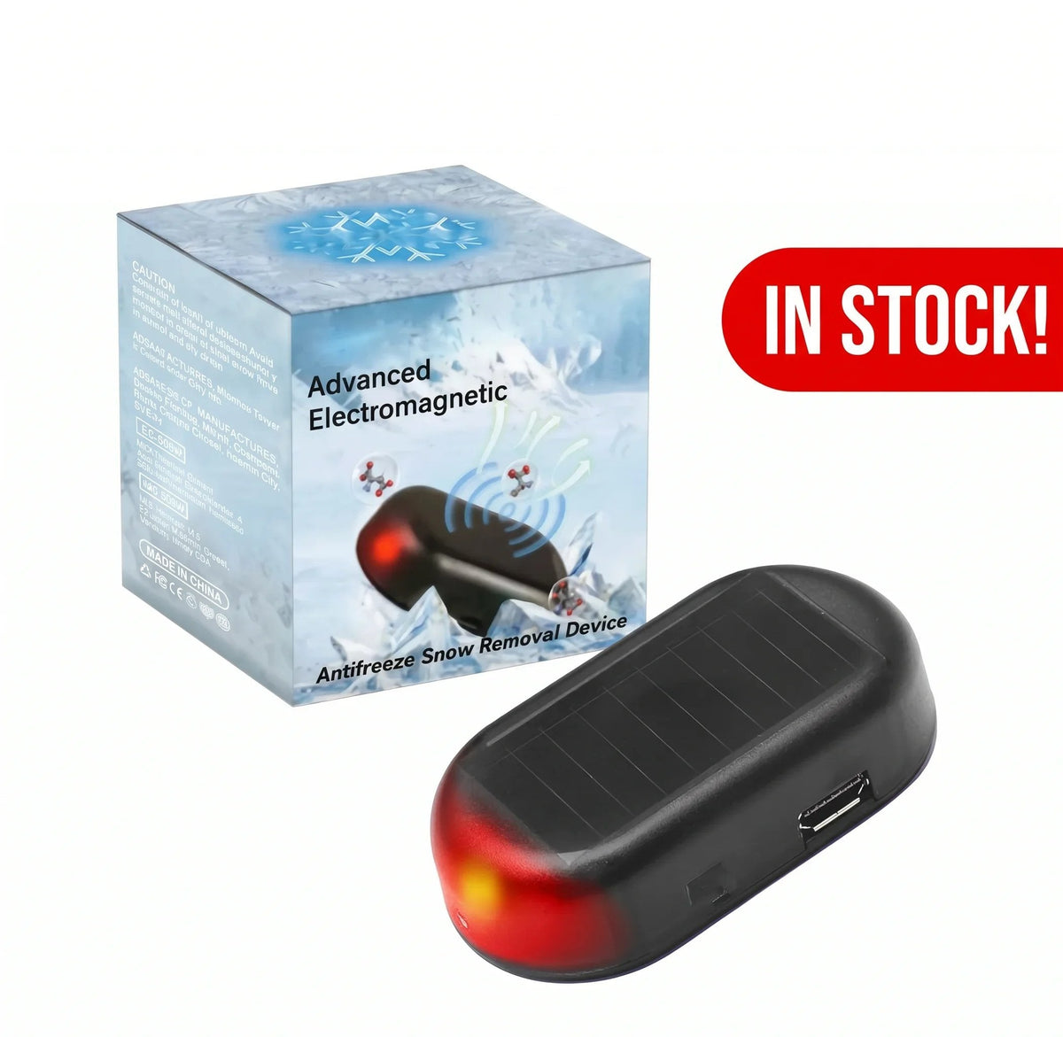🚗Electromagnetic Snow Removal & 🛡️Anti-Freeze Device for Vehicles — Molecular Interference Technology