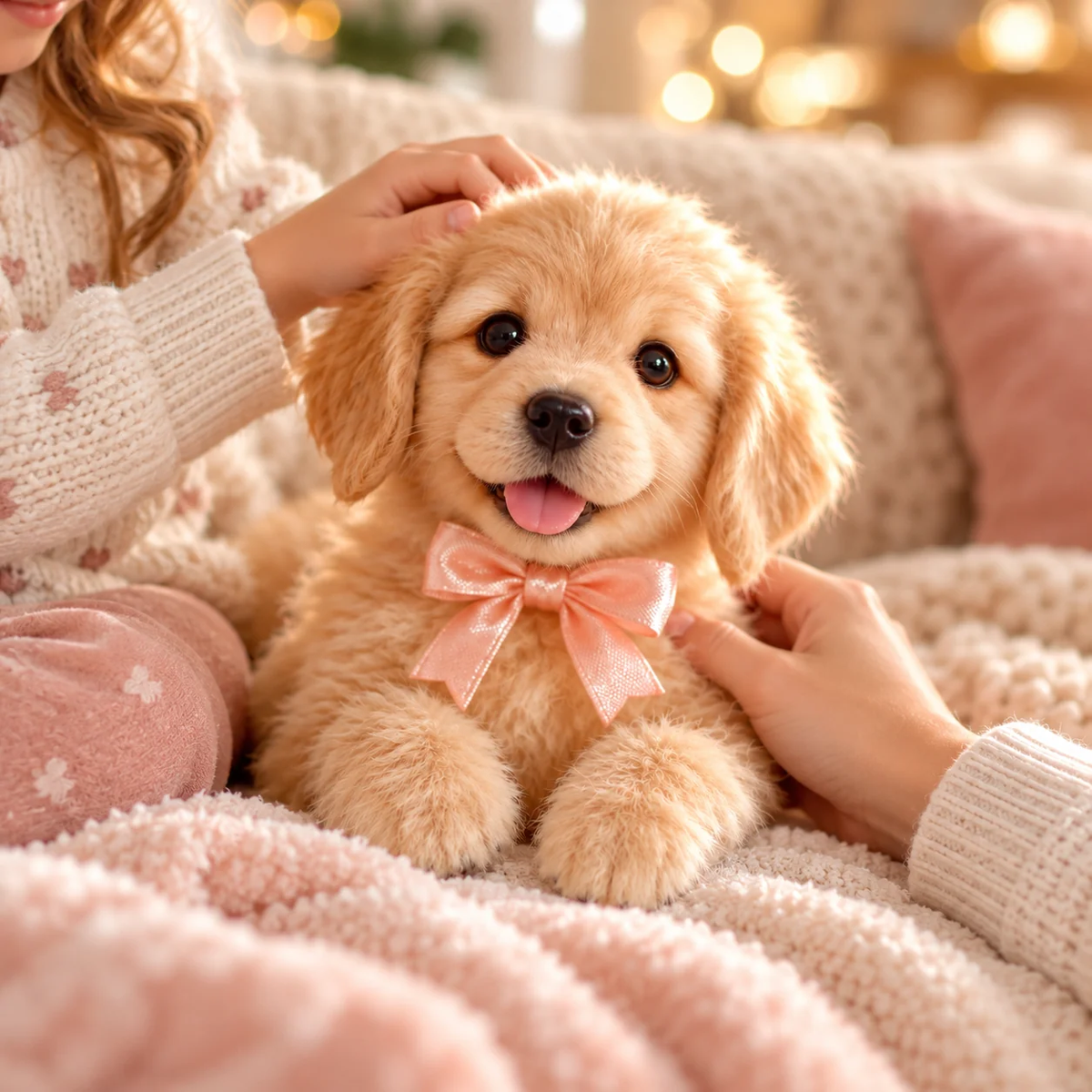 🎄54% OFF🐕🐾 Golden Buddy™ Realistic Interactive Golden Retriever Puppy
