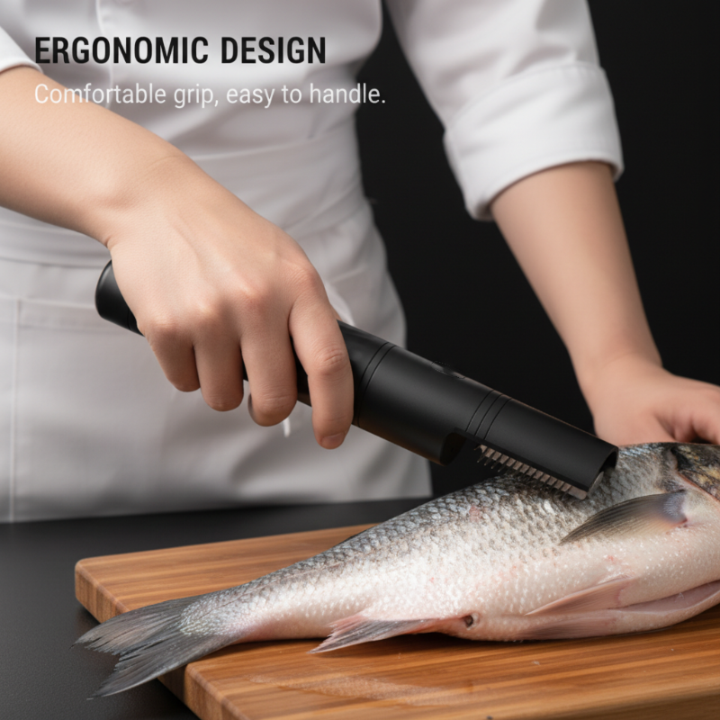 ✨ Rechargeable Fish Scaler — Fast, Skin-Friendly & Waterproof ⚡