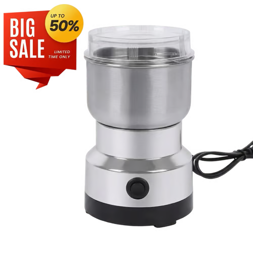 ⏳Last Day 49 OFF 🌿 Stainless Steel Dry Ingredient Grinder ✨ Spices, Grains & Coffee