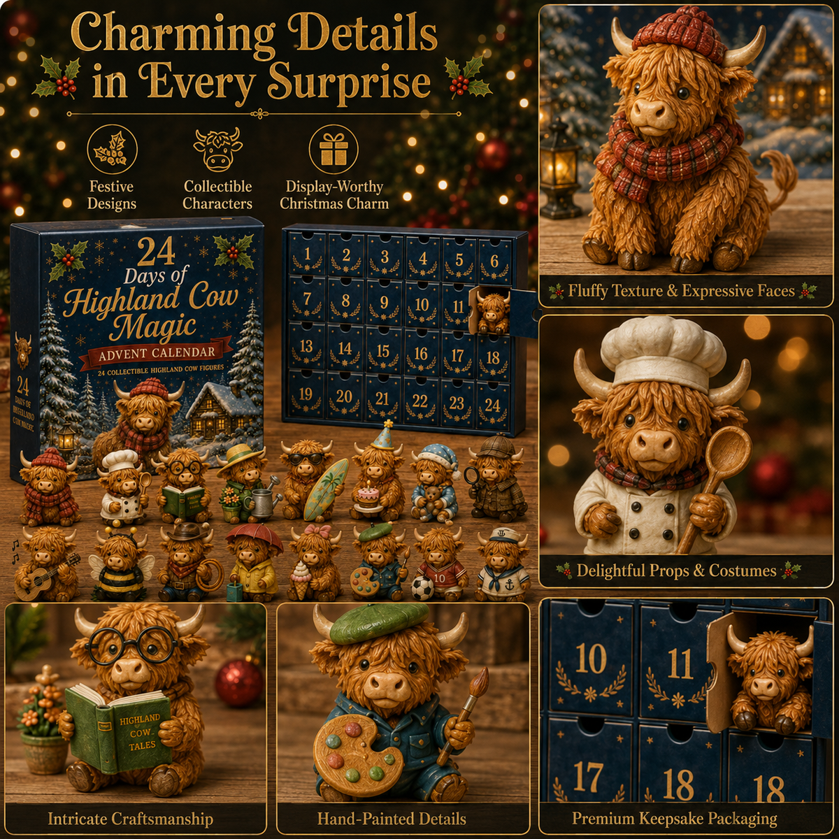 🎄🐮Highland Cow Advent Calendar 2026
