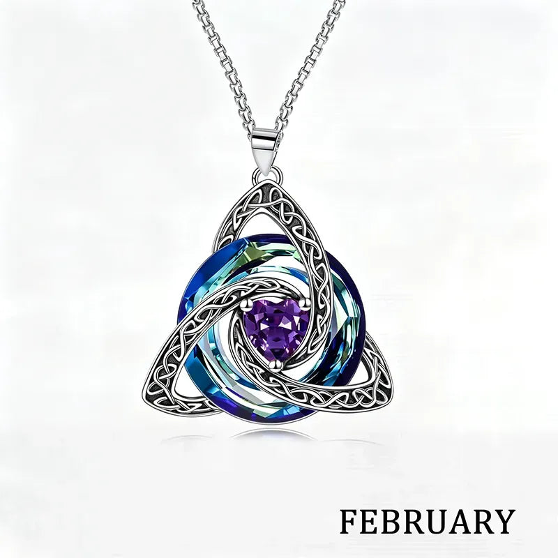 💝Witch Knot Birthstone Necklace✨