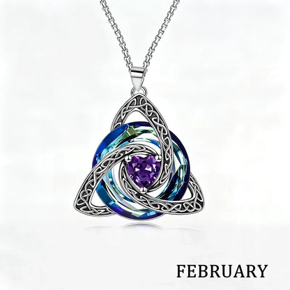 💝Witch Knot Birthstone Necklace✨