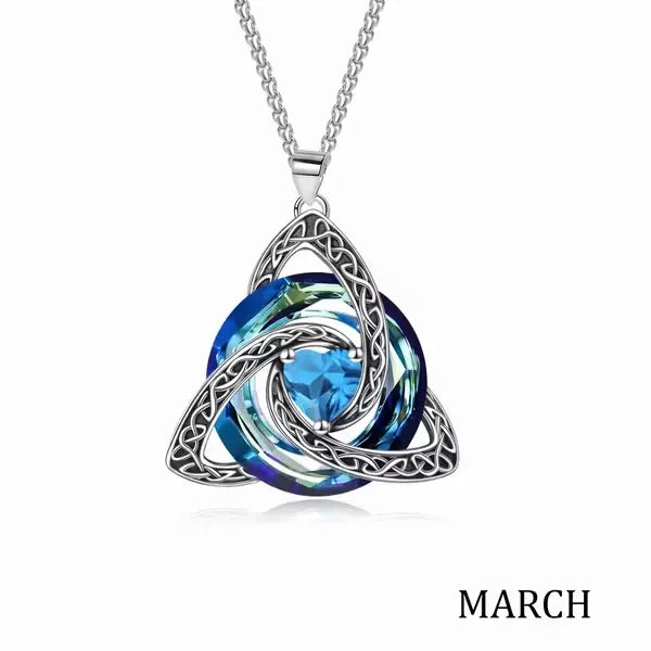 💝Witch Knot Birthstone Necklace✨