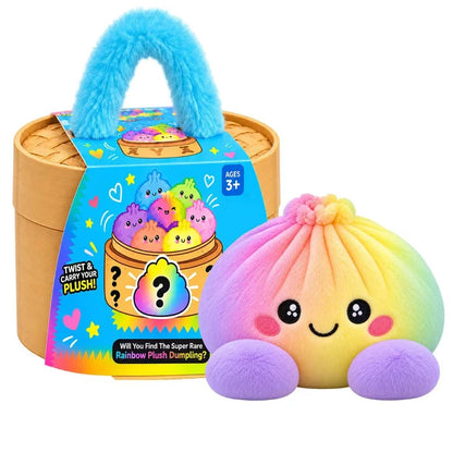 🥟 Cute Dumpling Plush Surprise 🎁 | Super Soft & Huggable with Adorable Steamer Basket 💕