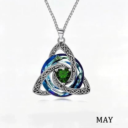 💝Witch Knot Birthstone Necklace✨