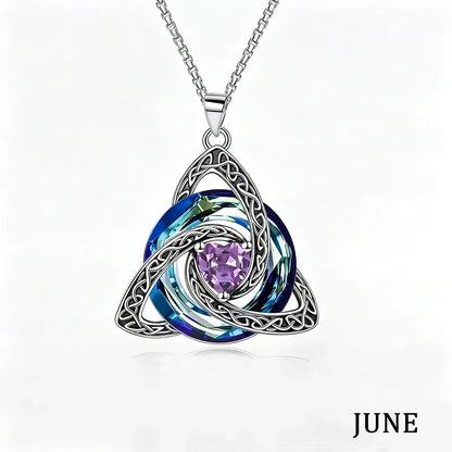 💝Witch Knot Birthstone Necklace✨