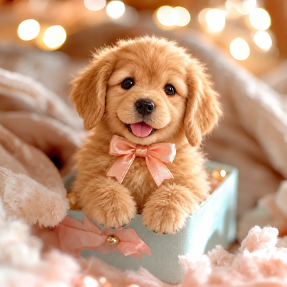 🎄54% OFF🐕🐾 Golden Buddy™ Realistic Interactive Golden Retriever Puppy