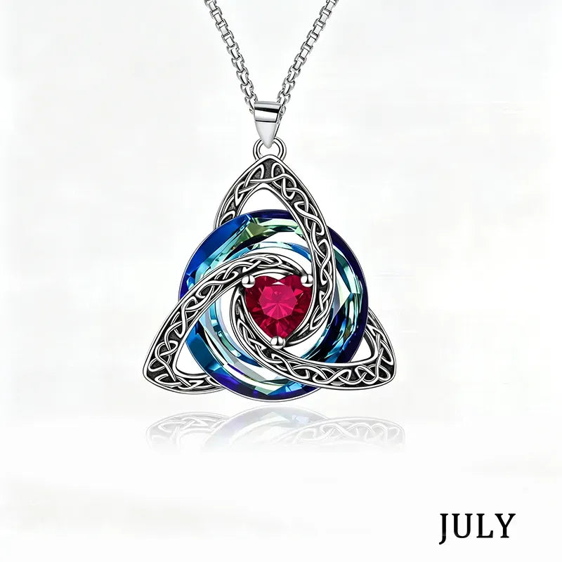 💝Witch Knot Birthstone Necklace✨