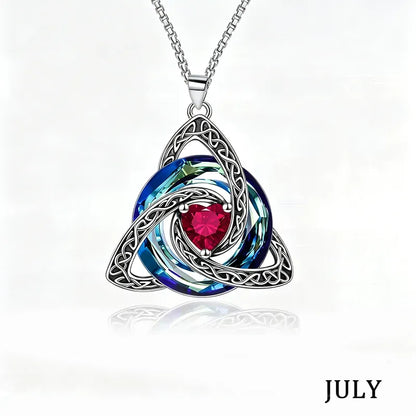 💝Witch Knot Birthstone Necklace✨
