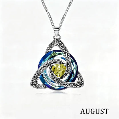 💝Witch Knot Birthstone Necklace✨