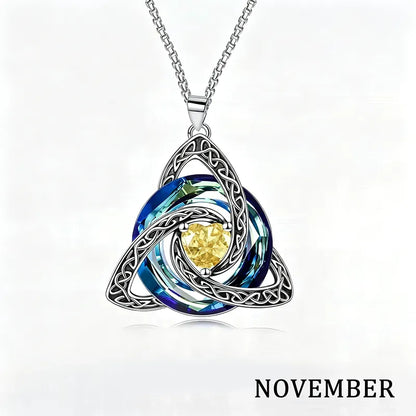 💝Witch Knot Birthstone Necklace✨