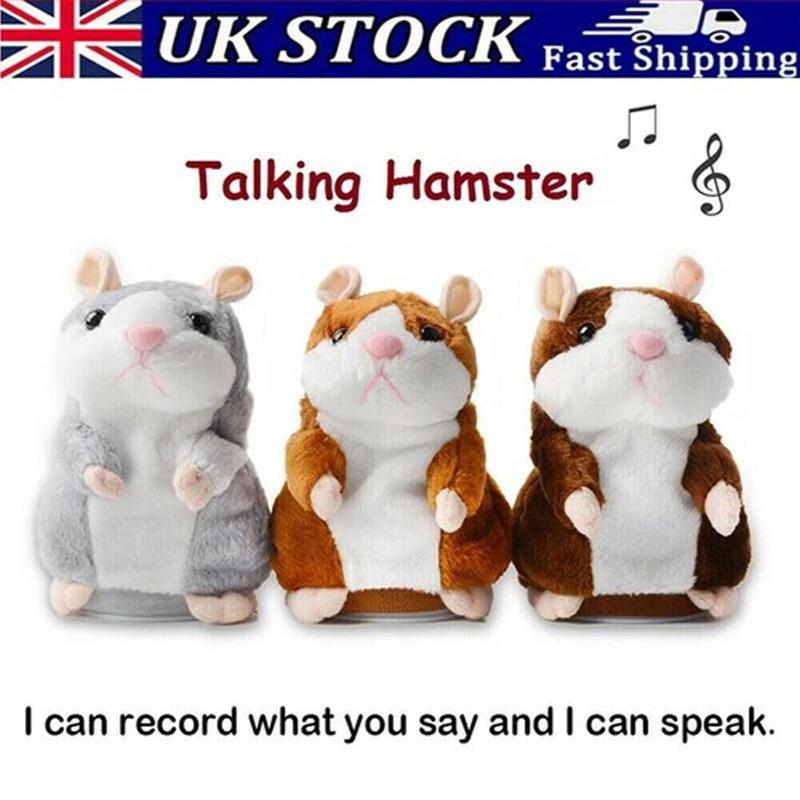 🐹LIMITED-TIME 50% OFF! ⏰Talking Hamster Plush – repeats whatever you say, auto head-shaking, hilarious fun for kids & adults🎁