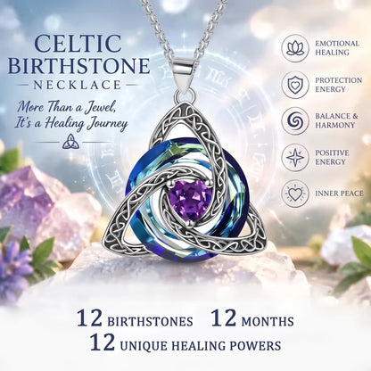 💝Witch Knot Birthstone Necklace✨