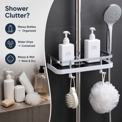 Beauskee™ — Transform Your Shower into a Calm, Clutter-Free Oasis
