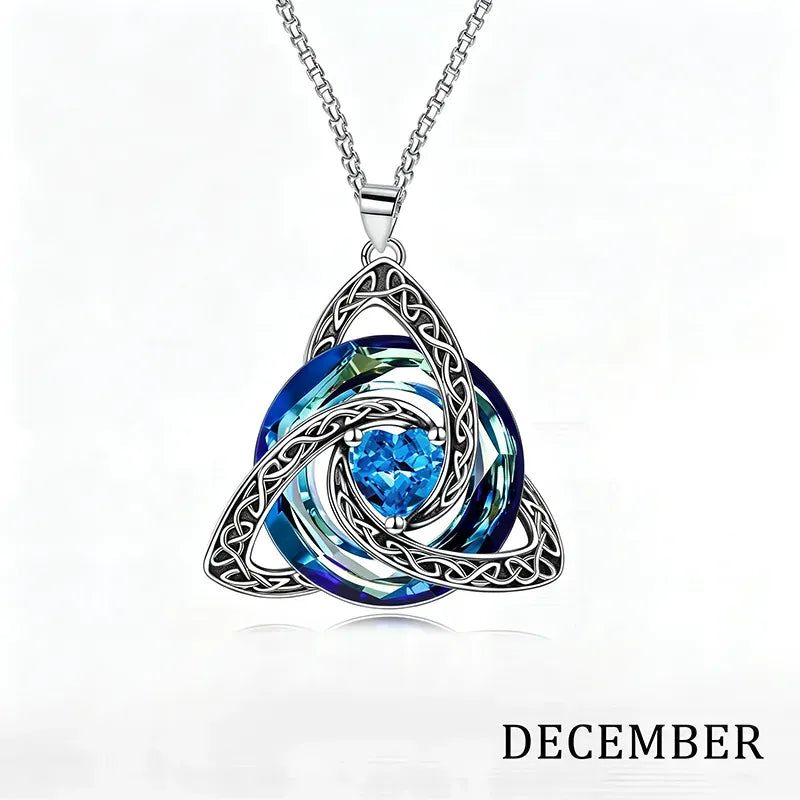 💝Witch Knot Birthstone Necklace✨