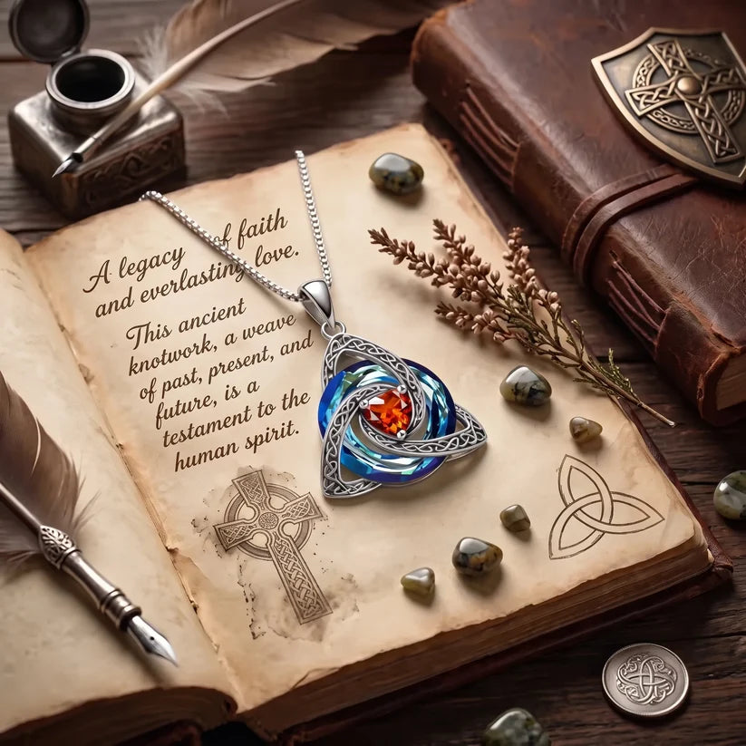 💝Witch Knot Birthstone Necklace✨
