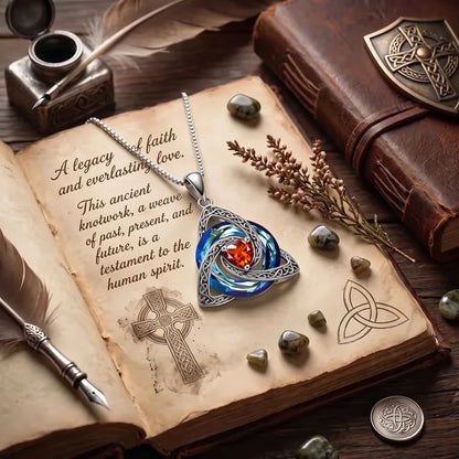 💝Witch Knot Birthstone Necklace✨