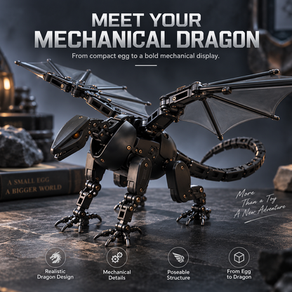 🔥HOT SALE 50% OFF🥚🐉 DragonMorph – Egg to Dragon Transforming Mechanical Toy🐉