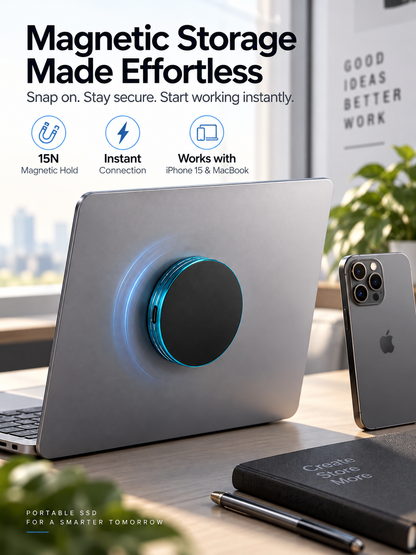 📲 Magnetic Anti-Lost Portable SSD External Solid State Drive