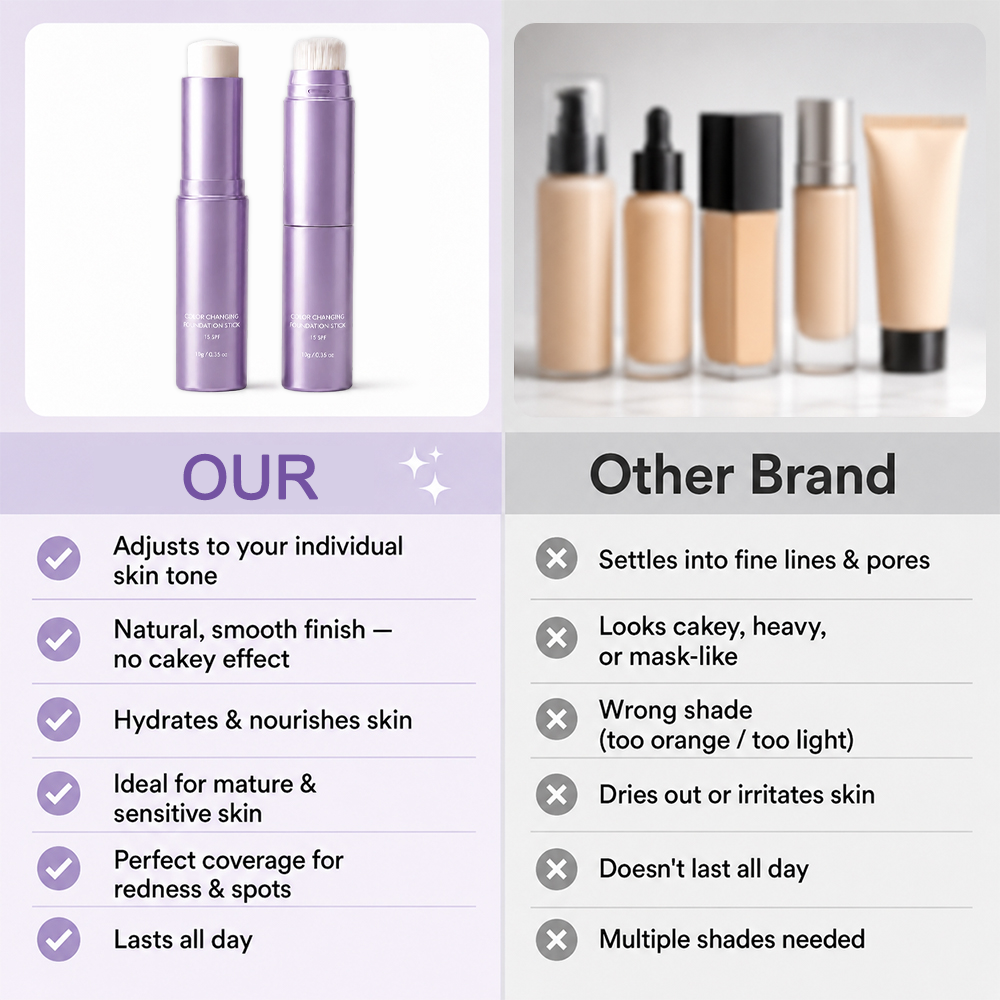 🔥Final 2 Hour 50% OFF🔥 Color Changing Foundation Stick