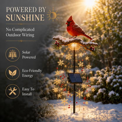 ⏳ Last day 50% OFF –🐦 Solar Cardinal Memorial Fountain