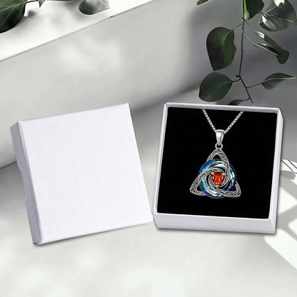 💝Witch Knot Birthstone Necklace✨
