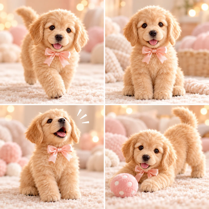 🎄54% OFF🐕🐾 Golden Buddy™ Realistic Interactive Golden Retriever Puppy