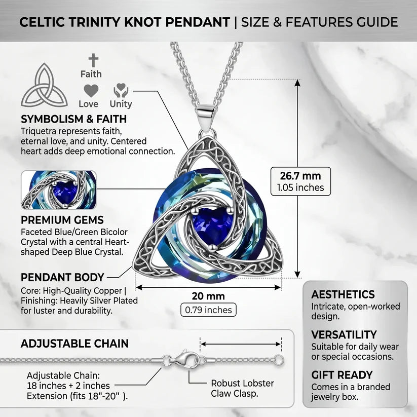 💝Witch Knot Birthstone Necklace✨