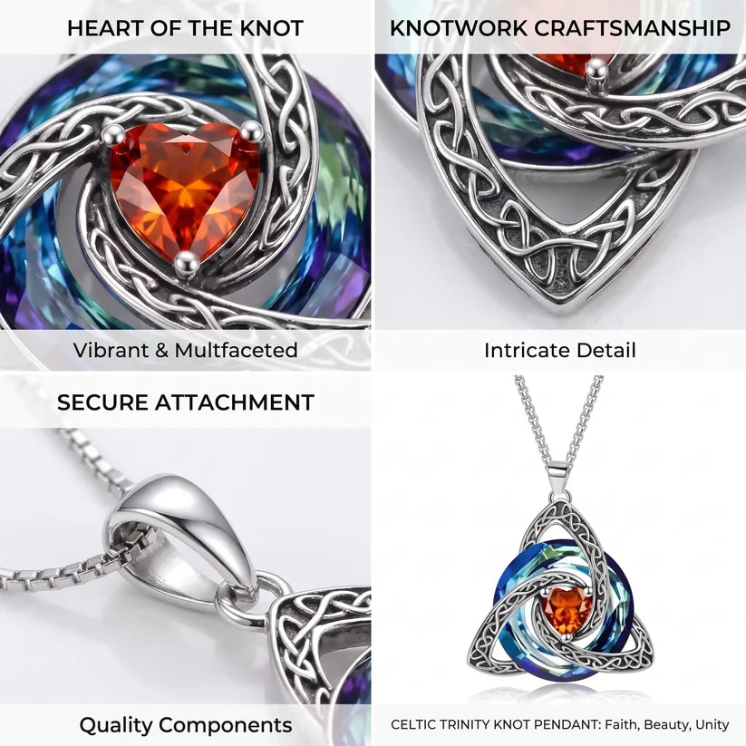 💝Witch Knot Birthstone Necklace✨
