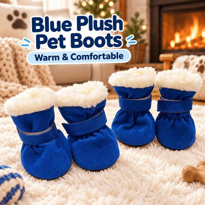 🐕Soft Velvet Puppy Booties, Warm Non-Slip Paw Covers for Small Dogs 🐾