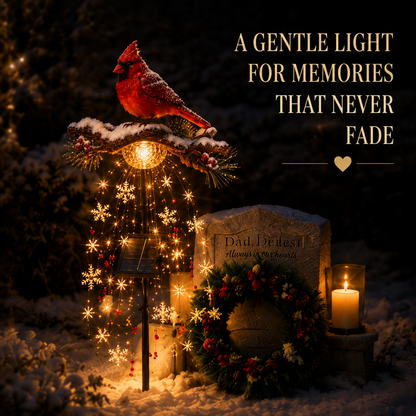 ⏳ Last day 50% OFF –🐦 Solar Cardinal Memorial Fountain