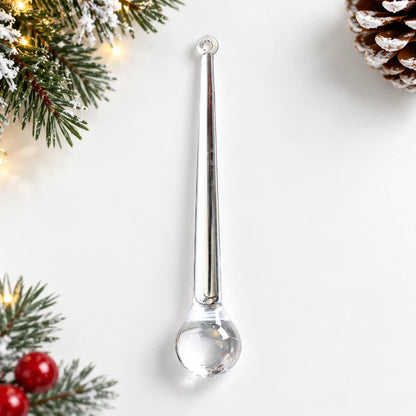 ❄️Clear Crystal Snowflake & Icicle Christmas Ornaments