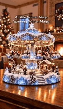 🎄 Christmas Sale 50% Off! 🐧 Penguin Winter Swing Carnival™ – Light-up Rotating Christmas Decoration ❄️✨