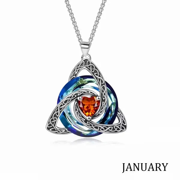 💝Witch Knot Birthstone Necklace✨
