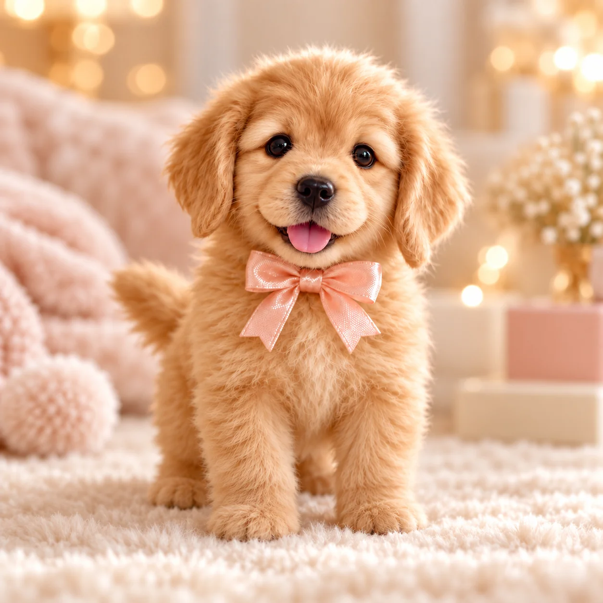 🎄54% OFF🐕🐾 Golden Buddy™ Realistic Interactive Golden Retriever Puppy