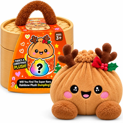 🥟 Cute Dumpling Plush Surprise 🎁 | Super Soft & Huggable with Adorable Steamer Basket 💕