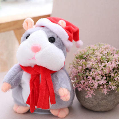 🐹LIMITED-TIME 50% OFF! ⏰Talking Hamster Plush – repeats whatever you say, auto head-shaking, hilarious fun for kids & adults🎁