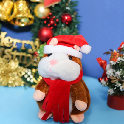 🐹LIMITED-TIME 50% OFF! ⏰Talking Hamster Plush – repeats whatever you say, auto head-shaking, hilarious fun for kids & adults🎁