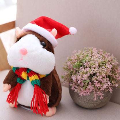 🐹LIMITED-TIME 50% OFF! ⏰Talking Hamster Plush – repeats whatever you say, auto head-shaking, hilarious fun for kids & adults🎁