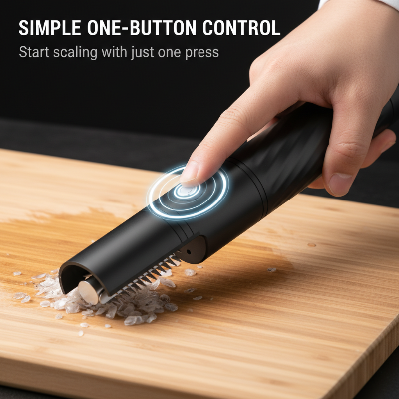 ✨ Rechargeable Fish Scaler — Fast, Skin-Friendly & Waterproof ⚡