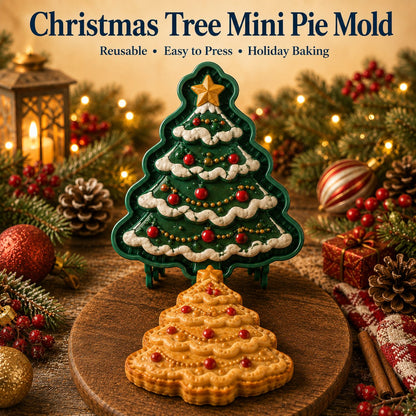 🎄 9-Design Christmas Mini Pie Mold – Festive Pastry Press