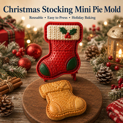 🎄 9-Design Christmas Mini Pie Mold – Festive Pastry Press