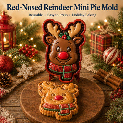 🎄 9-Design Christmas Mini Pie Mold – Festive Pastry Press